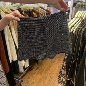 Black sparkle shorts sz small